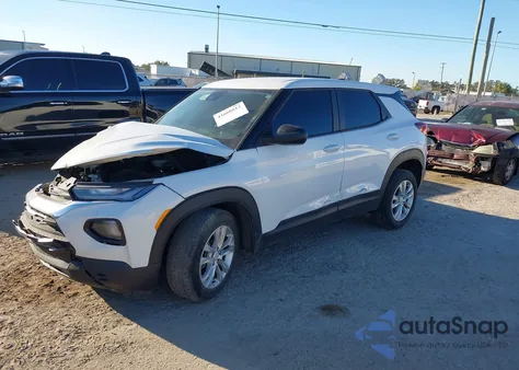 2021 Chevrolet Trailblazer Fwd Ls z USA, uszkodzony, nr VIN KL79MMS26MB100841